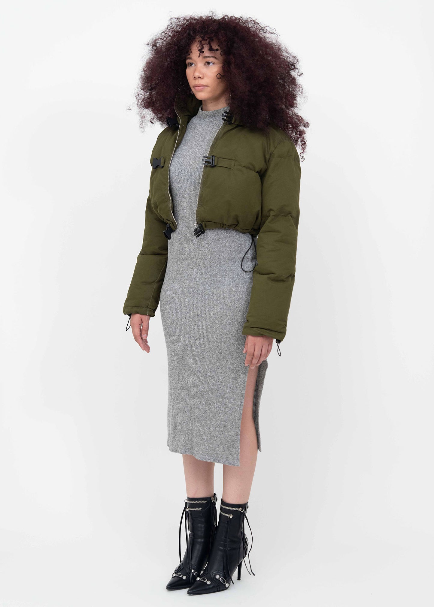 The Racer Crop 'Olive'