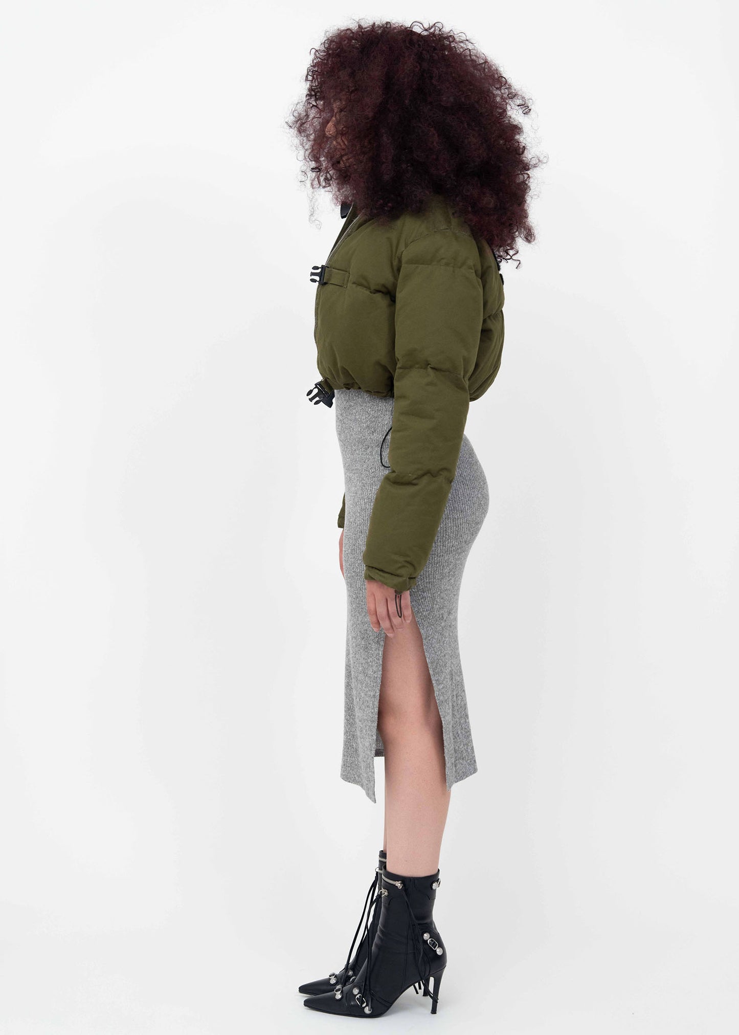 The Racer Crop 'Olive'