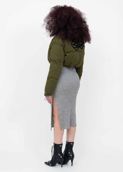 The Racer Crop 'Olive'