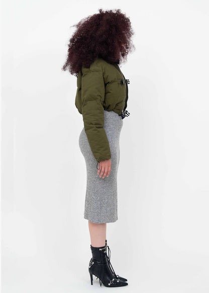 The Racer Crop 'Olive'