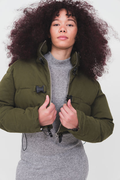 The Racer Crop 'Olive'