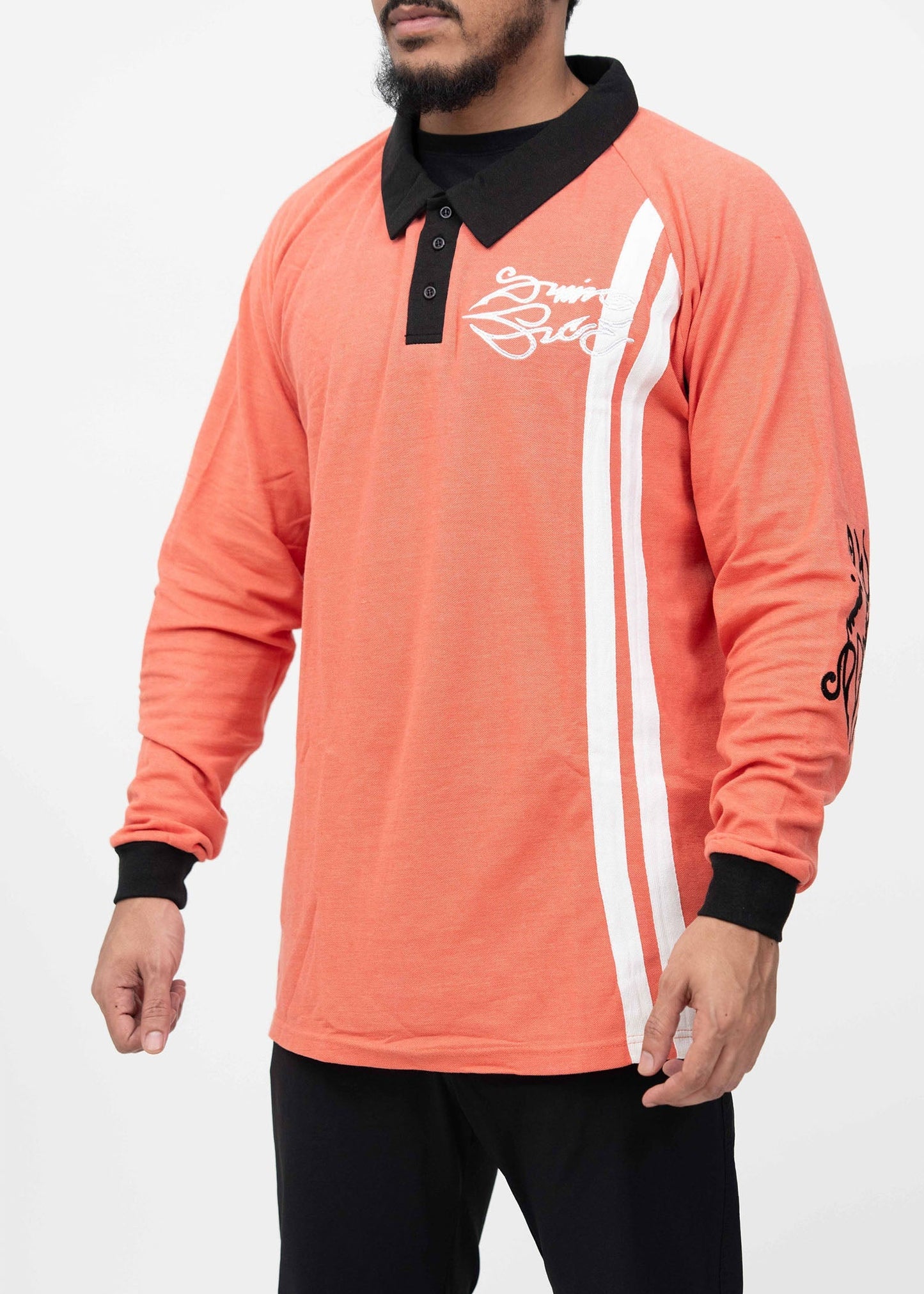 Polo Rugby Shirt Salmon